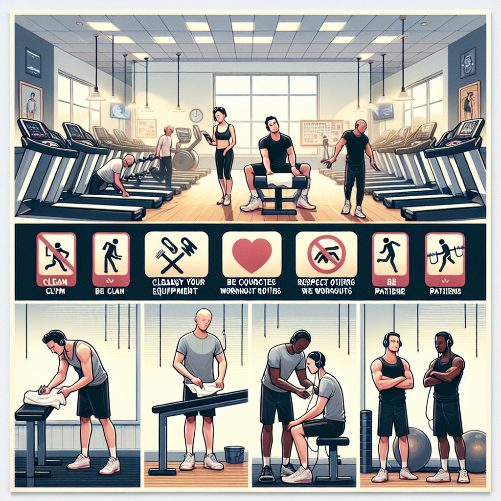 Dealing with noisy or disruptive gym-goers